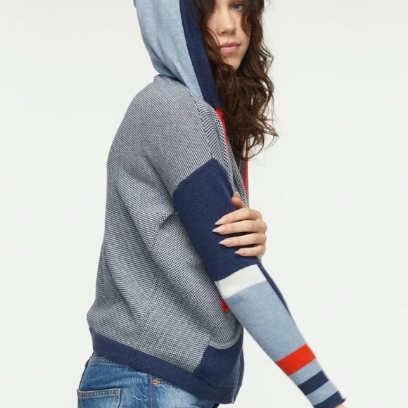 Zaket & Plover BIRDEYE HOODIE Denim Combo Small - Picture 2 of 12